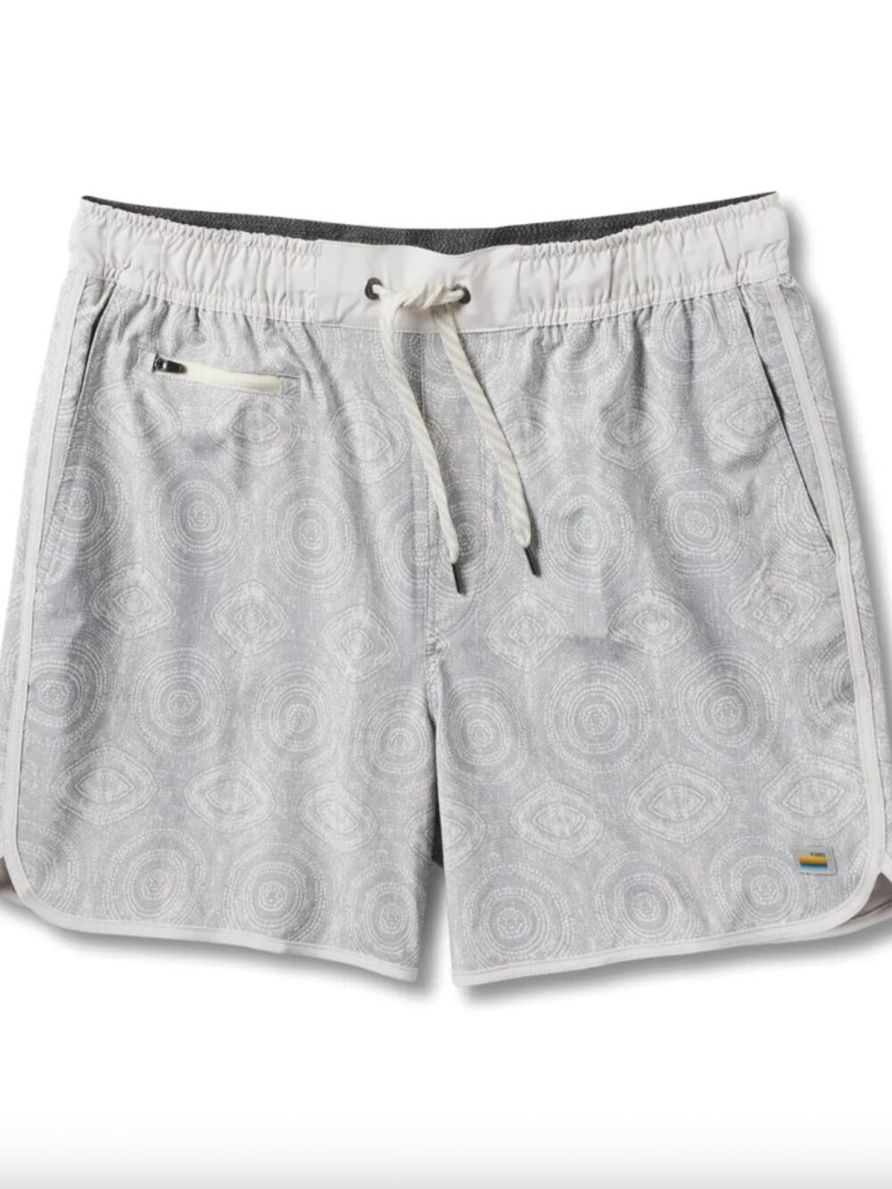 NWT Vuori Banks Performance Short 5" Platinum Fresco Gray Active Men's sz XXL